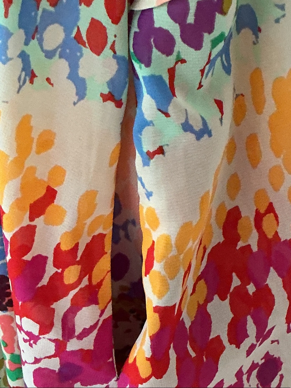 Floral Multicolor Ruffle Mini Dress - Picture 4 of 5